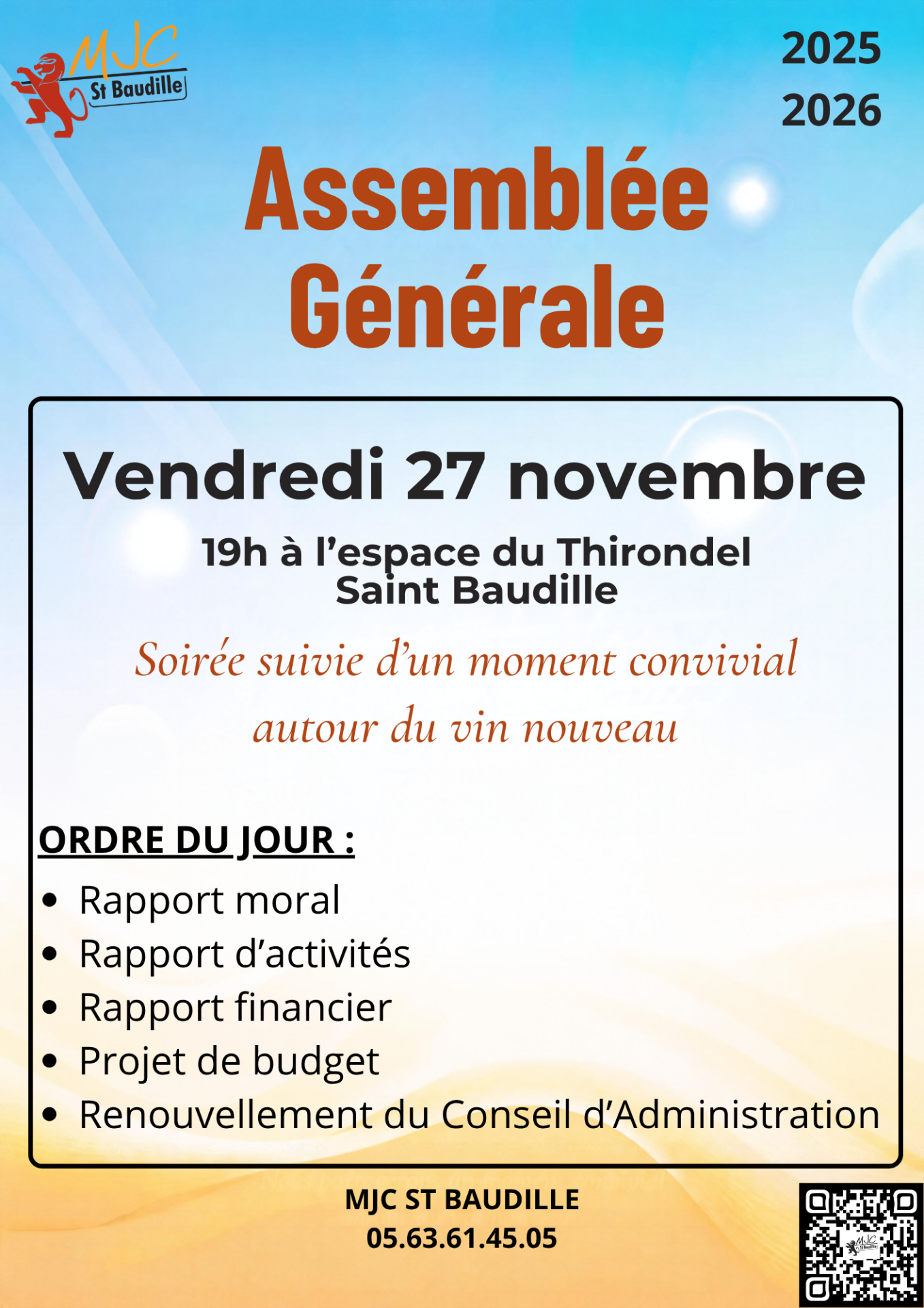 ASSEMBLEE GENERALE 2025-2026